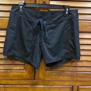 Black Billabong Swim shorts for women 31” stretches to 32”Waist
